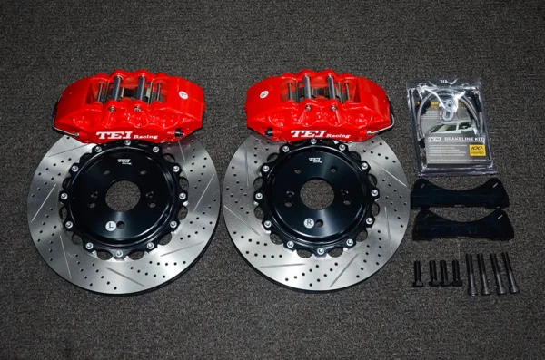 Front 6 piston + Rear 4 piston caliper BBK (FULL KIT) - Infiniti Q50 - Image 5