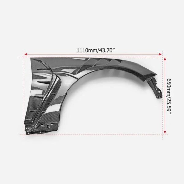 SK II Style Carbon Fiber Front Fender (Pair) | 21+ Toyota GR86 - Image 6