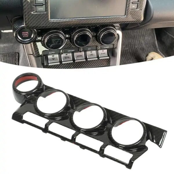 Custom Carbon Fiber Front Control Trim | 21+ Toyota GR86 - Image 4