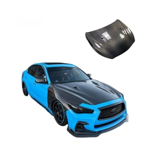 SVG Style Carbon Fiber Hood | 14+ Infiniti Q50