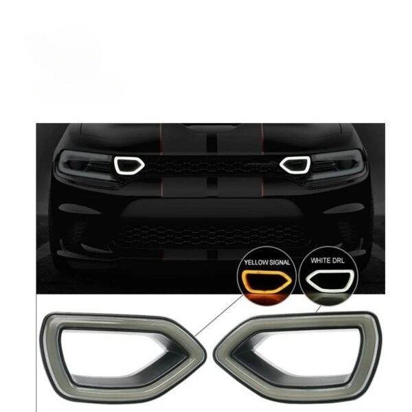 Front Bumper Grille Signal Light DRL | 15+ Dodge Charger