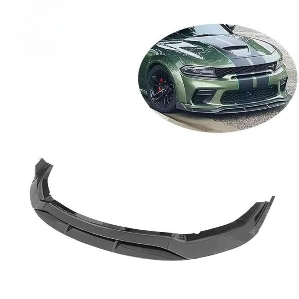 SR Style Carbon Fiber Front Lip | 15+ Dodge Charger