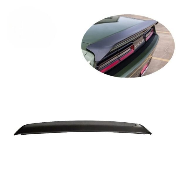 G1 Style Carbon Fiber Rear Spoiler w/ Camera Hole | 15+ Dodge Challenger