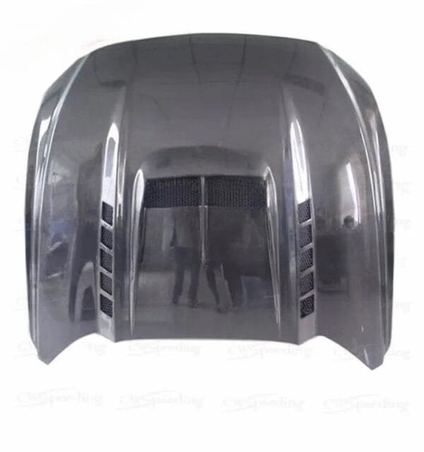 M Style Carbon Fiber Hood w/ Vents | 15-23 Ford Mustang