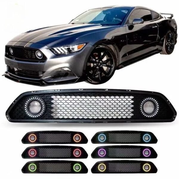 GT350/GT500 Custom LED Halo Grill | 15-23 Ford Mustang