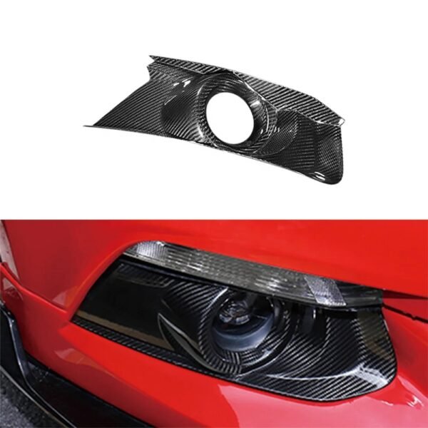 Carbon Fiber Car Fog Lamp  Cover | 15-23 Ford Mustang