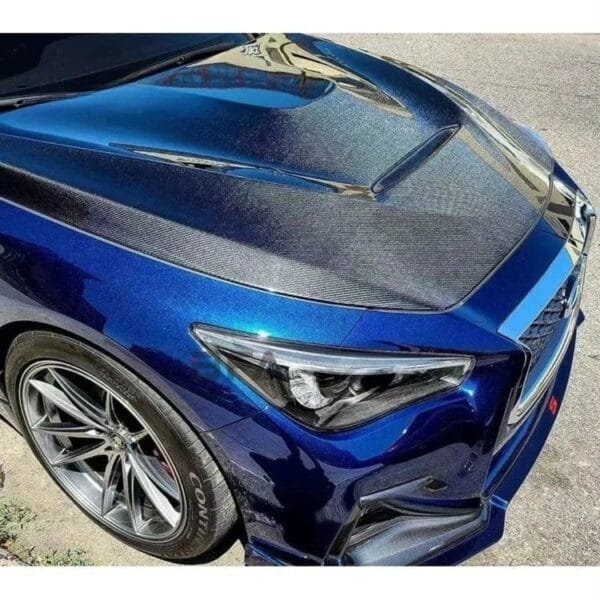 G3 Style Carbon Fiber Hood | 14+ Infiniti Q50 - Image 3