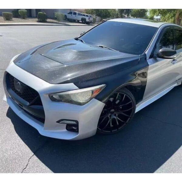 G3 Style Carbon Fiber Hood | 14+ Infiniti Q50 - Image 4