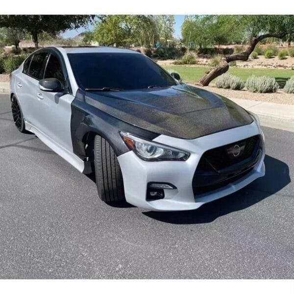 G3 Style Carbon Fiber Hood | 14+ Infiniti Q50 - Image 5