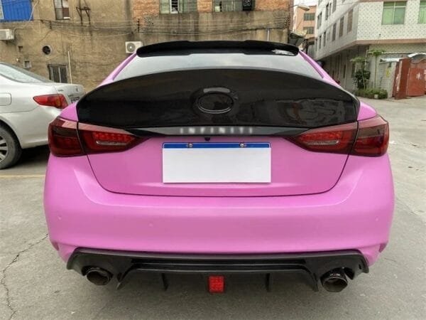 Ducktail Carbon Fiber OEM Trunk Spoiler | 14+ Infiniti Q50 - Image 3