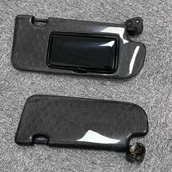 SP Carbon Fiber Sun Visor L & R Set | 14+ Infiniti Q50 - Image 2