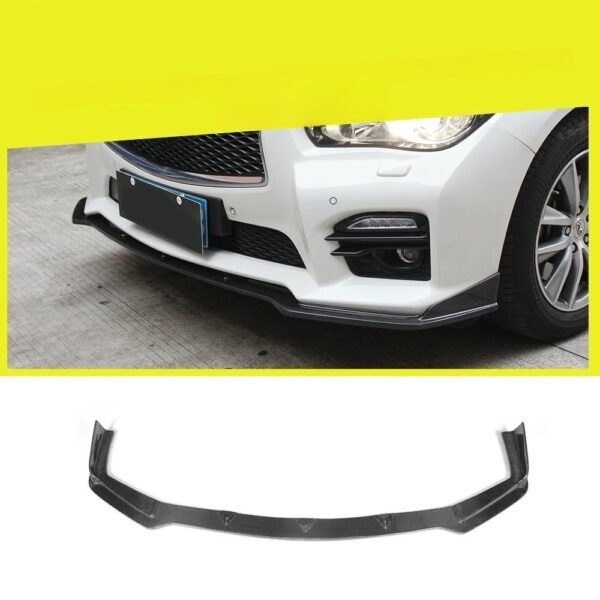 SR Style Carbon Fiber Front Lip | 14+ Infiniti Q50