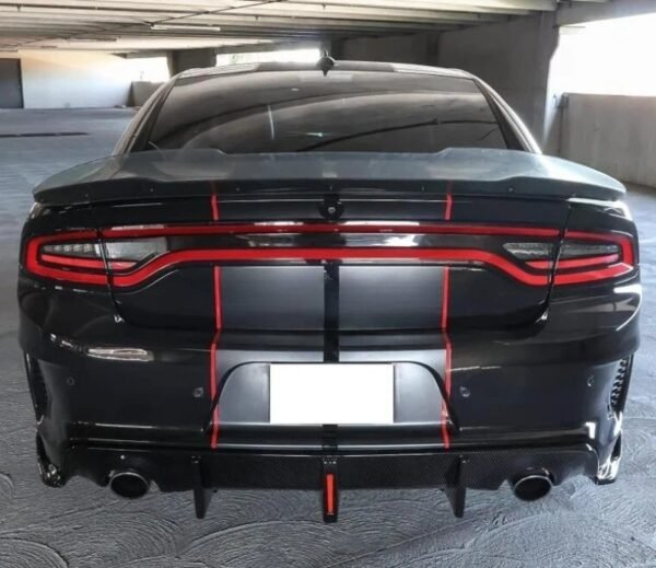 F1 Style Carbon Fiber Rear Diffuser | 15+ Dodge Charger - Image 2