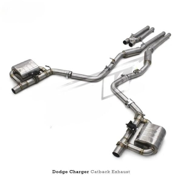 SS Style Electronic Valve Cat-Back Exhaust | 15+ Dodge Charger - Image 5