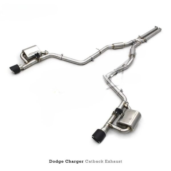 SS Style Factory Cat-Back Exhaust System | 15+ Dodge Challenger - Image 3