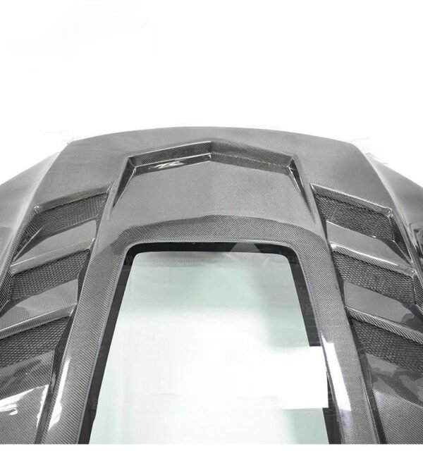 Custom See-Thru Carbon Fiber Hood | 15-23 Ford Mustang - Image 4