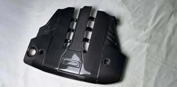 GT Style Carbon Fiber Engine Cover 5.0L | 15-23 Ford Mustang - Image 3