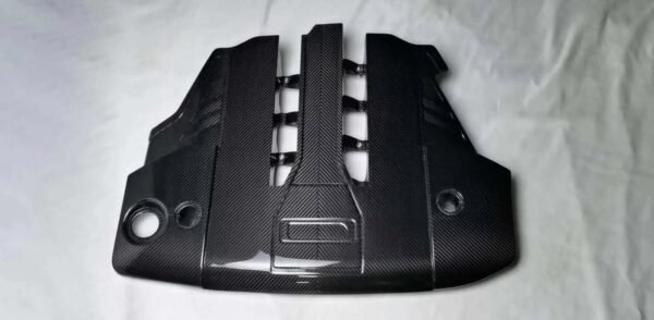 GT Style Carbon Fiber Engine Cover 5.0L | 15-23 Ford Mustang - Image 4