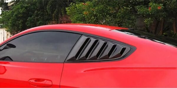 GT Style Carbon Fiber Side Window Vent Trim | 15-23 Ford Mustang - Image 4