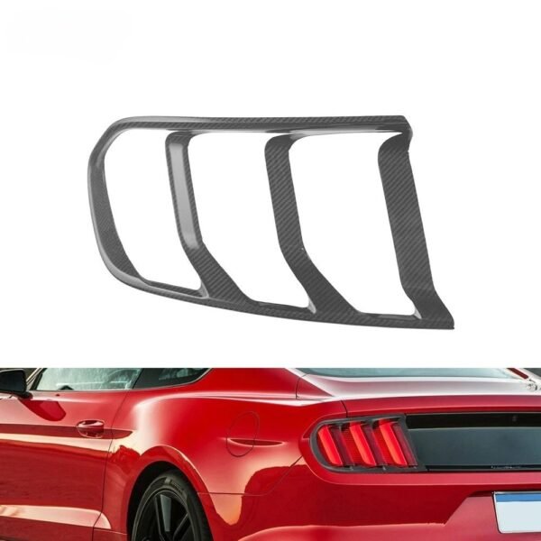 BFB Style Carbon Fiber Tail Lamp Cover | 15-23 Ford Mustang - Image 6