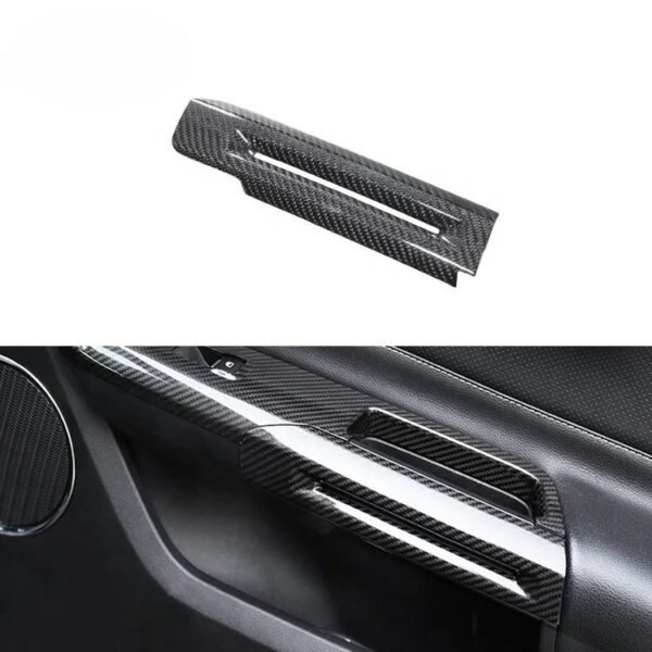 Dry Carbon Fiber Inner Door Handle Cover Set | 15-23 Ford Mustang - Image 6