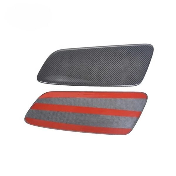 Dry Carbon Fiber Interior Rear Seat Side Door Panel Trim Set | 15-23 Ford Mustang - Image 6