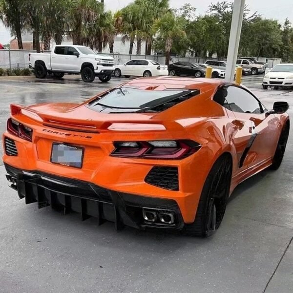 S1 Style Carbon Fiber Rear Diffuser | 20+ Chevy Corvette C8 - Image 4