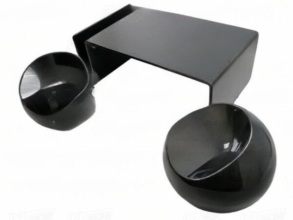 Carbon FIber Coffee/Tea Table W/ 2 Seats (Low) - Image 3