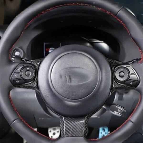 Custom Carbon Fiber Steering Wheel Trim | 21+ Toyota GR86 - Image 2