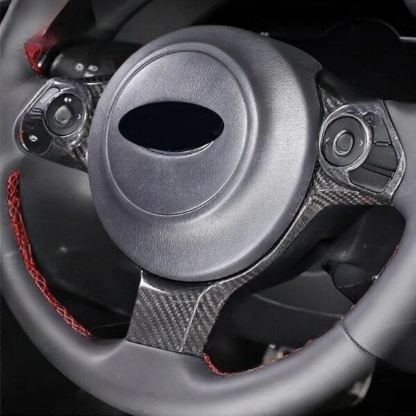 Custom Carbon Fiber Steering Wheel Trim | 21+ Toyota GR86 - Image 3