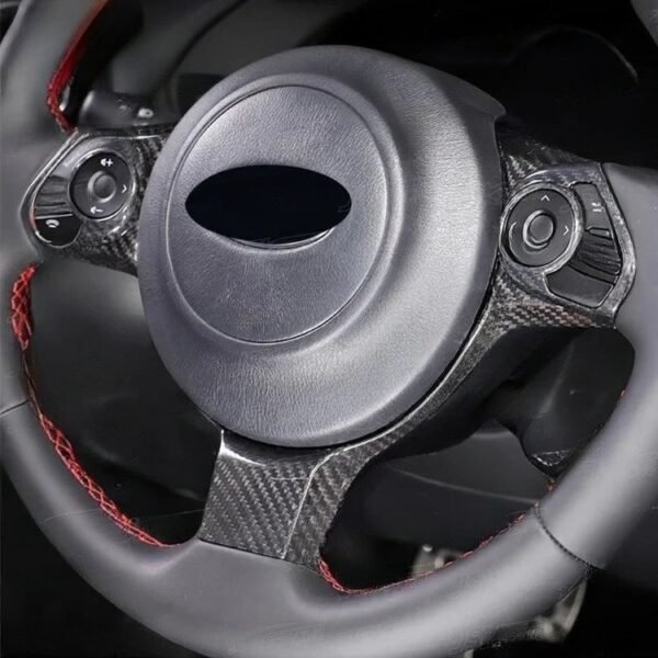 Custom Carbon Fiber Steering Wheel Button Trim | 21+ Toyota GR86 - Image 5