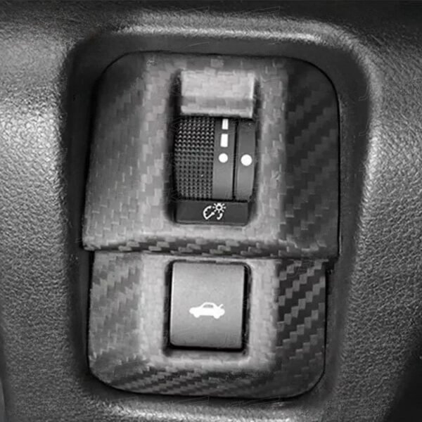 Carbon Fiber Trunk Release Switch Cover Trim | 21+ Toyota GR86 - Image 3